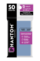 Phantom Sleeves: Violet Size (49mm x 93mm) 50 ct - Bards & Cards