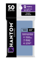 Phantom Sleeves: Purple Size (59mm x 92mm) 50 ct - Bards & Cards
