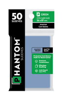 Phantom Sleeves: Green Size (56mm x 87mm) 50 ct - Bards & Cards