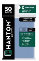Phantom Sleeves: Evergreen Size (88mm x 125mm) 50 ct - Bards & Cards