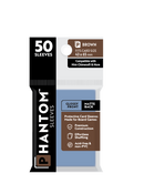 Phantom Sleeves: Brown Size (43mm x 65mm) 50 ct - Bards & Cards