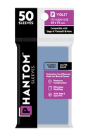 Phantom Sleeves: Violet Size (49mm x 93mm) 50 ct - Bards & Cards
