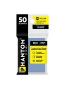Phantom Sleeves: Yellow Size (41mm x 63mm) 50 ct - Bards & Cards