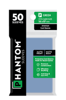 Phantom Sleeves: Green Size (56mm x 87mm) 50 ct - Bards & Cards