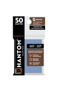 Phantom Sleeves: Brown Size (43mm x 65mm) 50 ct - Bards & Cards