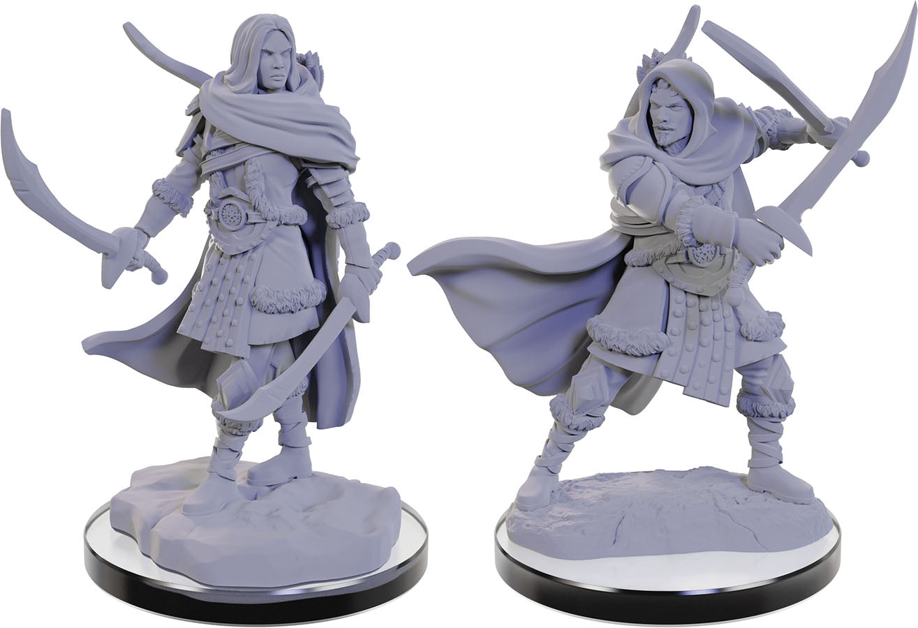 Dungeons & Dragons: Nolzur's Marvelous Unpainted Miniatures - W22 Human Rangers - Bards & Cards