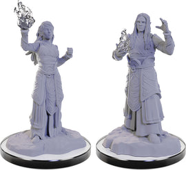 Dungeons & Dragons: Nolzur's Marvelous Unpainted Miniatures - W22 Elf Wizards - Bards & Cards