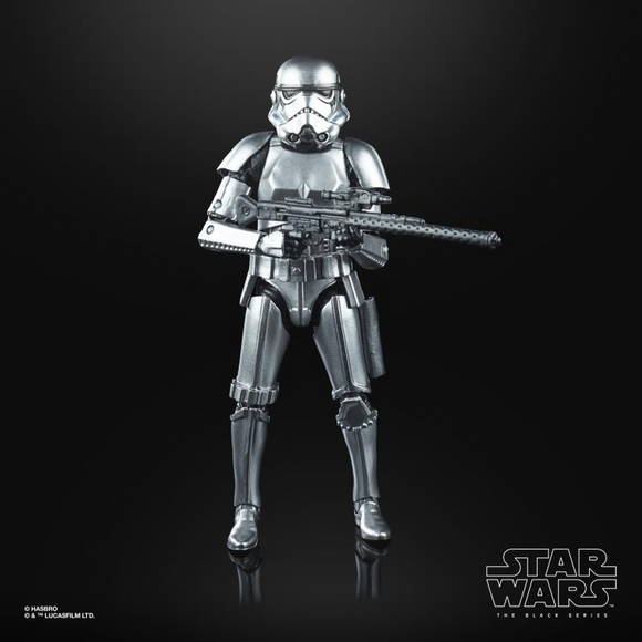 Star Wars: The Black Series - Carbonized Stormtrooper 6-Inch Action Figure - Bards & Cards