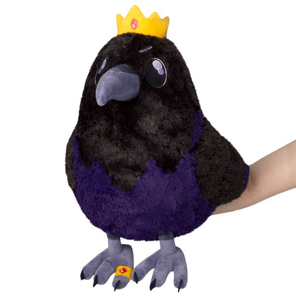 Mini Squishable King Raven Plush - Bards & Cards