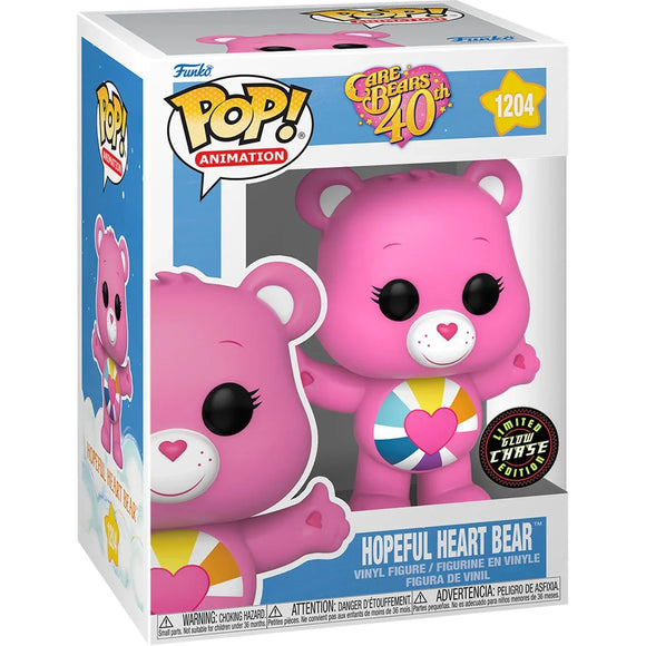 Funko Pop! Care Bears 40th Anniversary: Hopeful Heart Bear - Bards & Cards