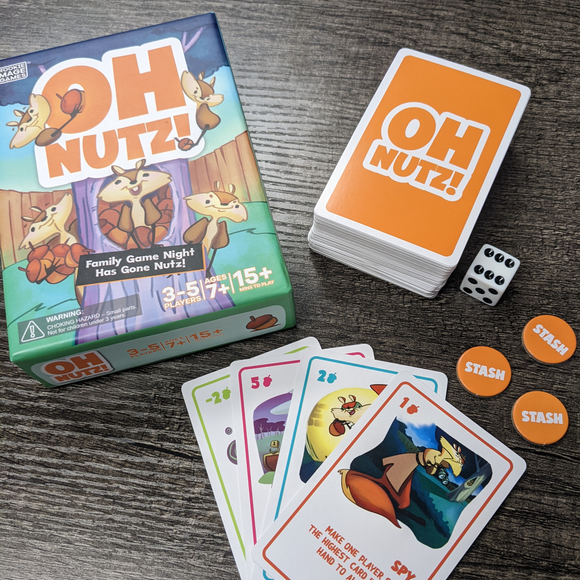 Oh Nutz! Card Game - Family Game Night Has Gone Nutz! - Bards & Cards