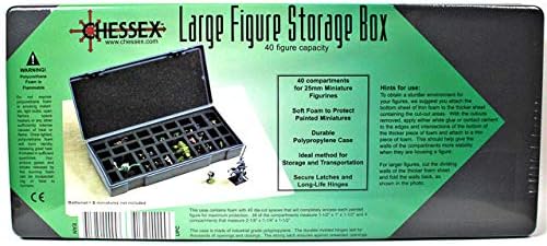 Chessex 40ct Large Figure Storage Box - Bards & Cards