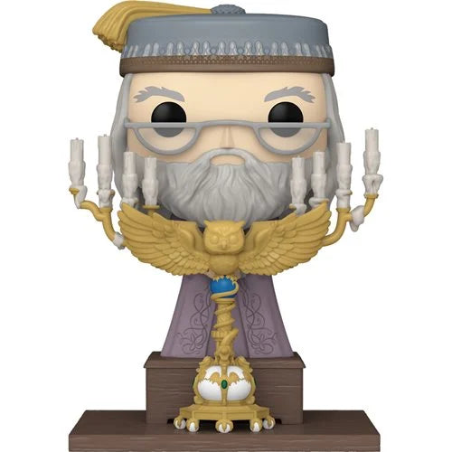 Harry Potter and the Prisoner of Azkaban Albus Dumbledore with Podium Deluxe Funko Pop! - Bards & Cards