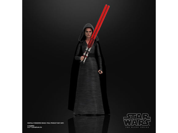 Star Wars: The Black Series - Rey: Dark Side Vision (Rise of Skywalker) 6-Inch Action Figure - Bards & Cards