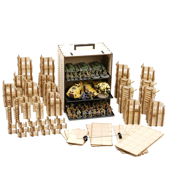 MagCase 2.0 MDF Magnetic Carrying Case / Display Case For Miniatures - Bards & Cards