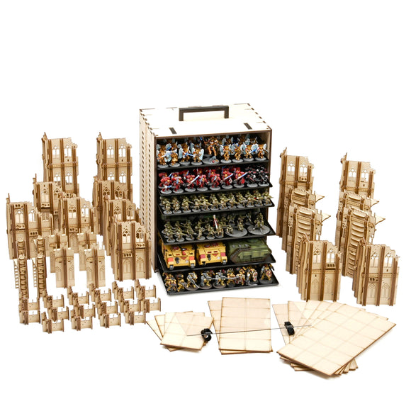 MagCase 2.0 MDF Magnetic Carrying Case / Display Case For Miniatures - Bards & Cards