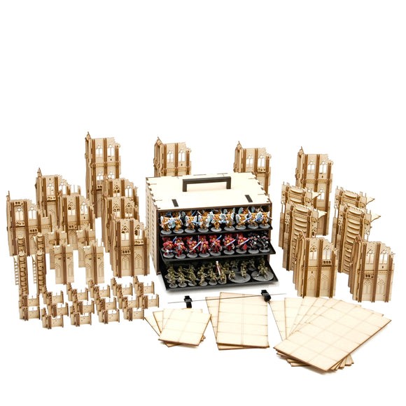 MagCase MINI 2.0 MDF Magnetic Carrying Case / Display Case For Miniatures - Bards & Cards