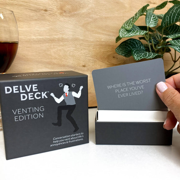 Delve Deck Conversation Cards - Venting Edition - Bards & Cards