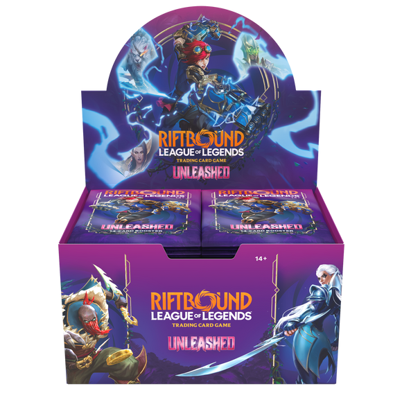 Riftbound: League of Legends TCG – Unleashed Booster Display