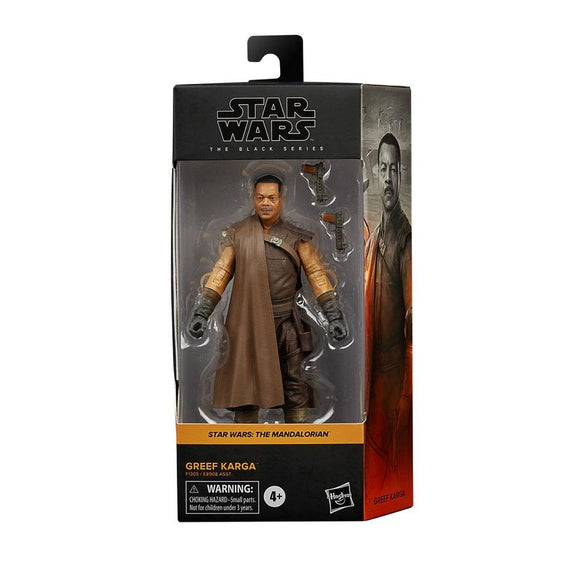 Star Wars: The Black Series - Greef Karga (The Mandalorian) 6-Inch Action Figure - Bards & Cards