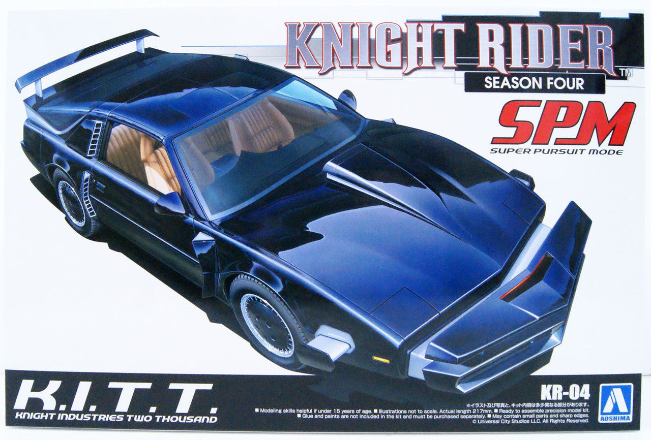 Aoshima: 1/24 Knight Rider Knight 2000 K.I.T.T. SPM Scale Model Kit #KR-04 - 0