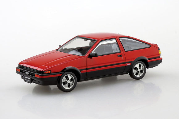 Aoshima: 1/32 The Snap Kit Toyota Sprinter Trueno (High-Flash Two Tone) 1/32 Scale Model Kit #16-B - Bards & Cards