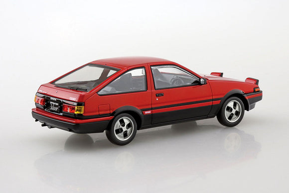 Aoshima: 1/32 The Snap Kit Toyota Sprinter Trueno (High-Flash Two Tone) 1/32 Scale Model Kit #16-B - Bards & Cards