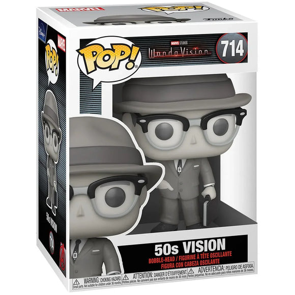 Funko Pop! WandaVision; 50's Vision Black & White - Bards & Cards