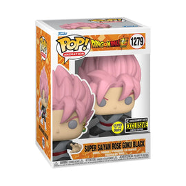 Funko Pop! Dragon Ball Super Saiyan Rose Goku Black Glow-in-the-Dark - Entertainment Earth Exclusive - Bards & Cards