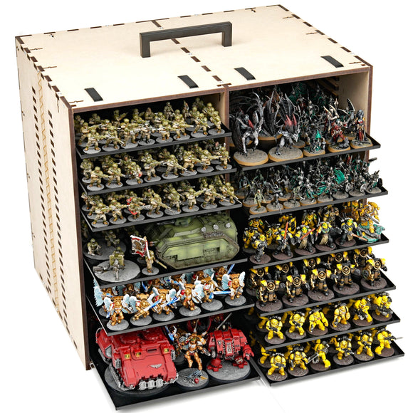 MagCase XL 2.0 MDF Magnetic Carrying Case / Display Case For Miniatures - Bards & Cards