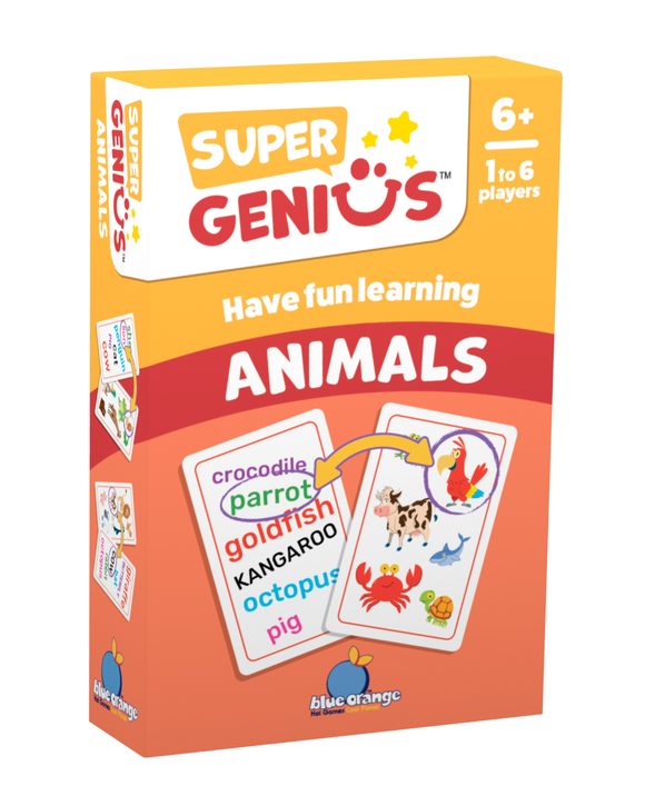 Super Genius Animals : The Clever Card Challenge - Bards & Cards