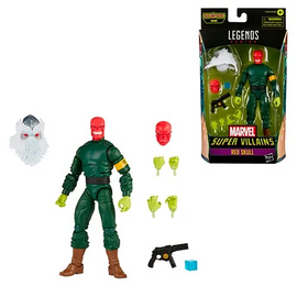 Super Villians Marvel Legends - Red Skull 6-Inch Action Figure (Xemnu Build-A-Figure) - Bards & Cards