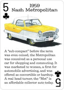 Classic American Rides Playing Cards - Bards & Cards