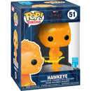 Funko Pop! Avengers Infinity Saga: Hawkeye Orange Artist Series - Bards & Cards