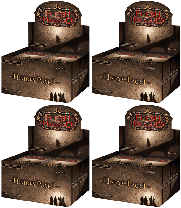 History Pack 1: Black Label [Spanish] - Booster Case - Bards & Cards