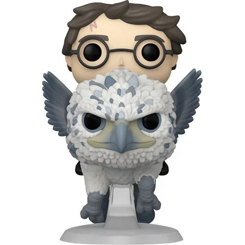 Harry Potter and the Prisoner of Azkaban Harry Potter and Buckbeak Deluxe Funko Pop! Ride #123 - Bards & Cards