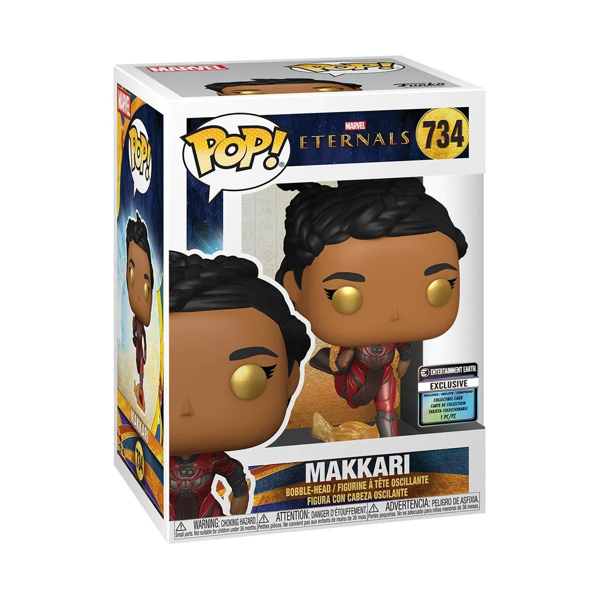 Funko Pop! Eternals - Makkari with Collectible Card - Entertainment Earth Exclusive - 0