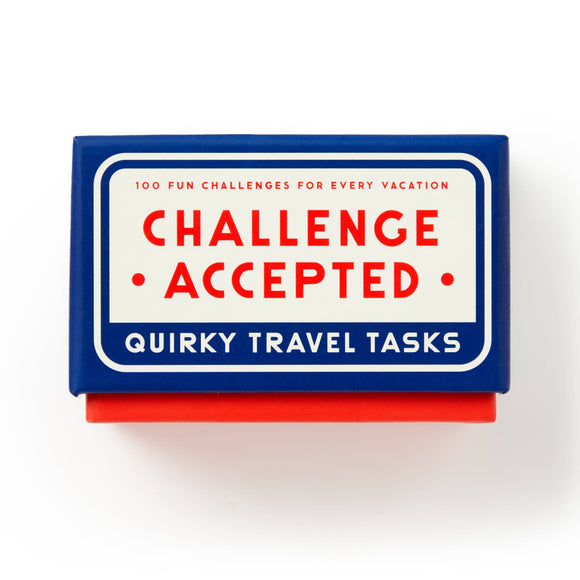 Challenge Accepted Travel Tasks Card Deck - Bards & Cards