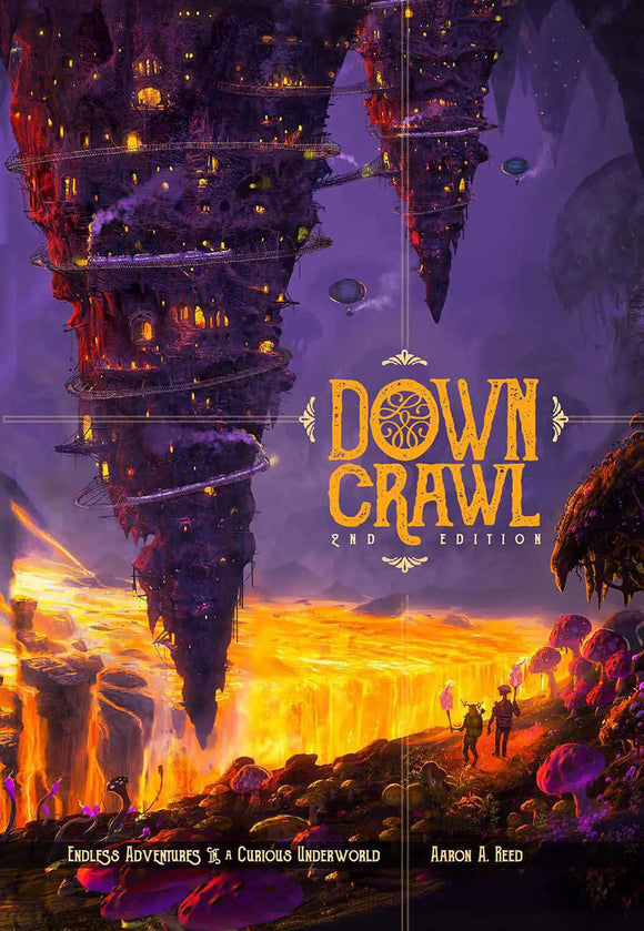 Downcrawl 2nd Ed (Softcover) - Bards & Cards