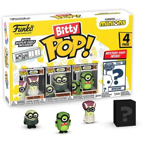 Minions Frankenbob Funko Bitty Pop! Mini-Figure 4-Pack - Bards & Cards