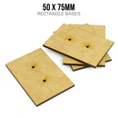 50 x 75mm Rectangle Bases - Bards & Cards