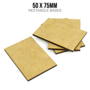 50 x 75mm Rectangle Bases - Bards & Cards