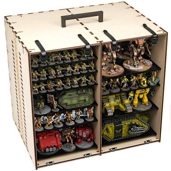 MagCase XL 2.0 MDF Magnetic Carrying Case / Display Case For Miniatures - Bards & Cards