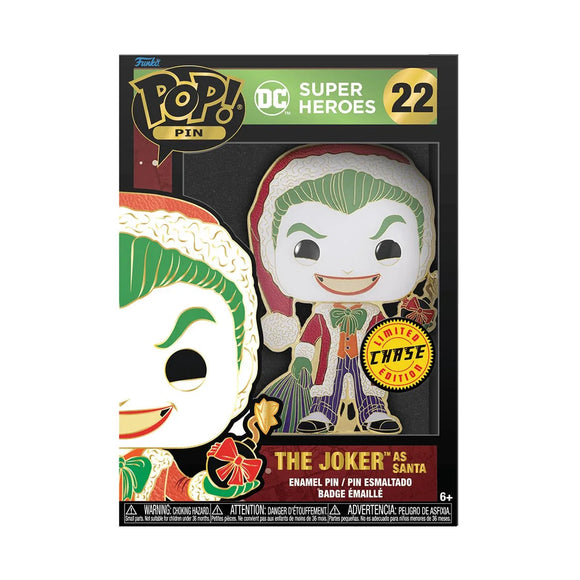 Funko Pin: DC Comics Holiday The Joker as Santa - Bards & Cards