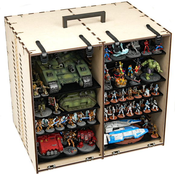 MagCase XL 2.0 MDF Magnetic Carrying Case / Display Case For Miniatures - Bards & Cards