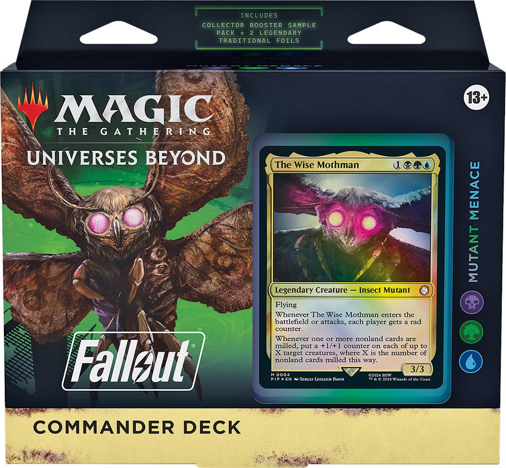 Fallout: Out of the Vault - Mutant Menace Commander Deck - Bards & Cards