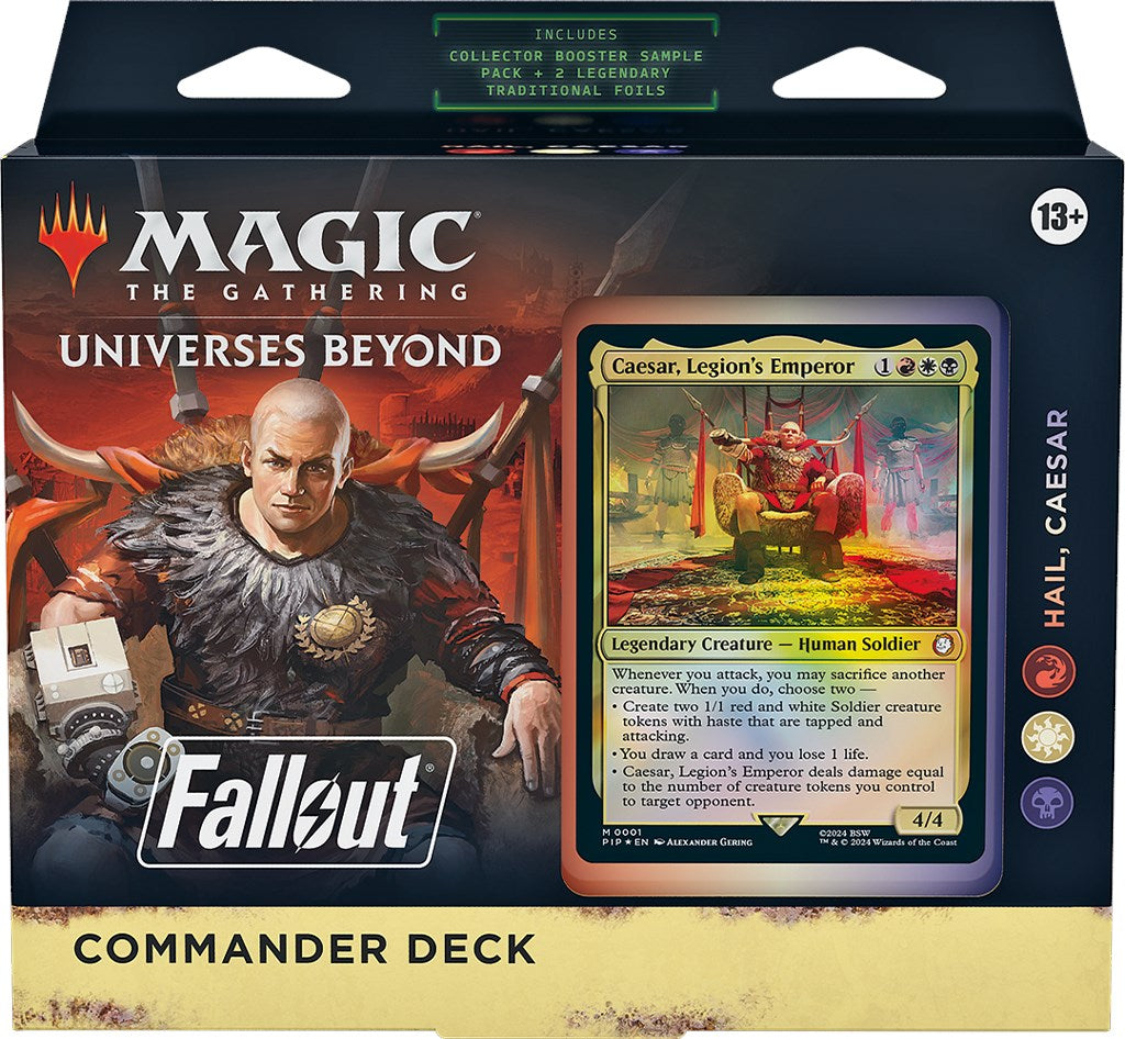 Fallout: Out of the Vault - Hail, Caesar Commander Deck - Bards & Cards