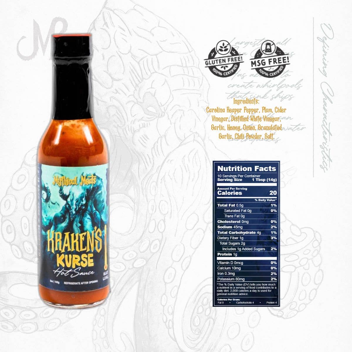 Mythical Meats Hot Sauce - Bards & Cards