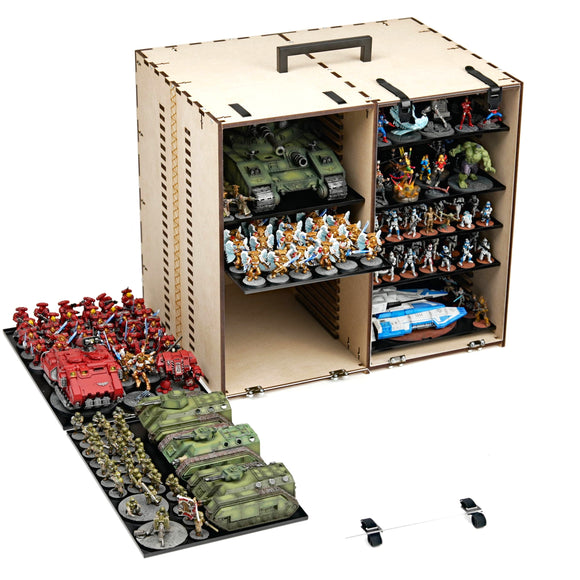 MagCase XL 2.0 MDF Magnetic Carrying Case / Display Case For Miniatures - Bards & Cards