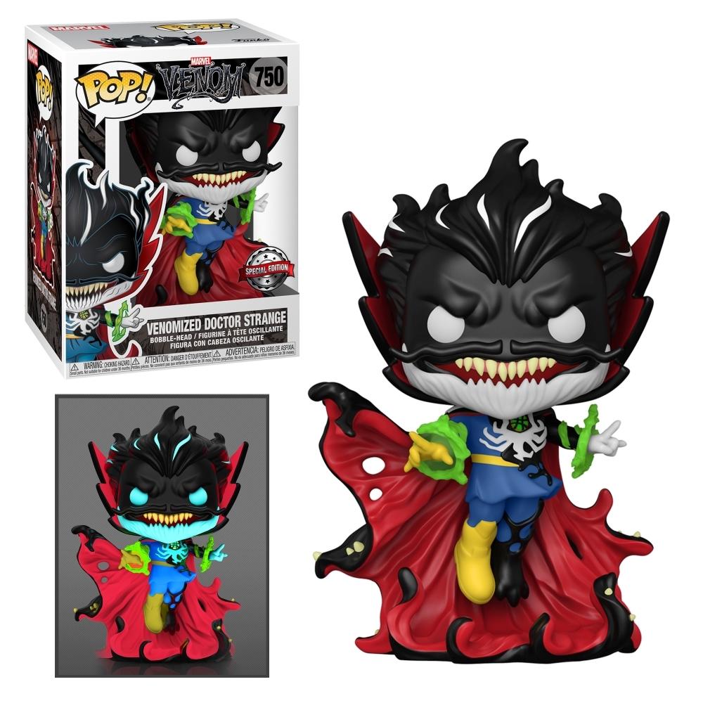 Funko POP! Venom - Venomized Doctor Strange with Energy (Glow In The Dark) Vinyl Figure #750 Special Edition Exclusive [READ DESCRIPTION]